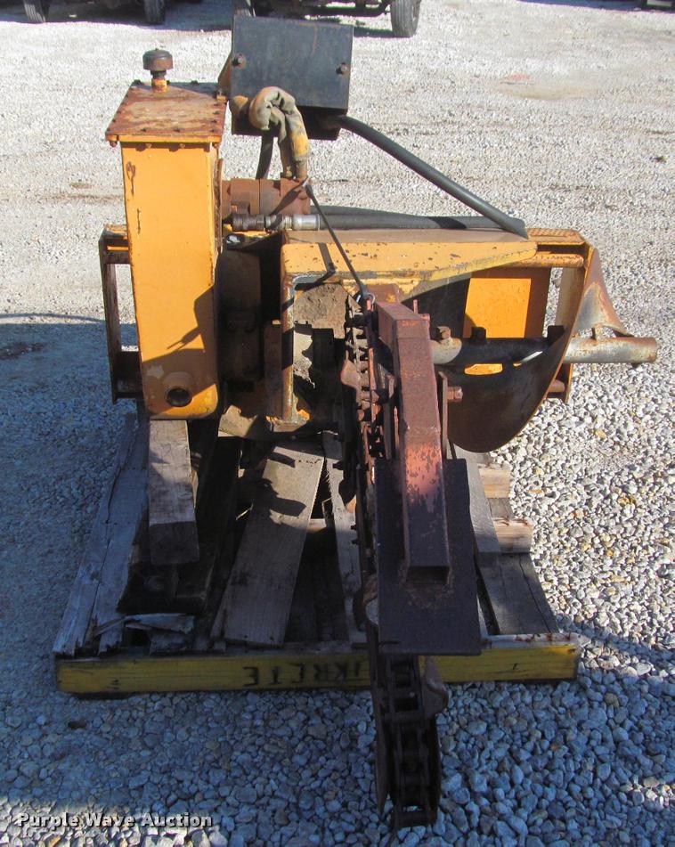 image for item J2508 Skid steer trencher