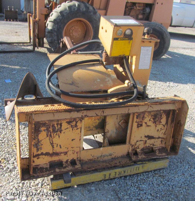 image for item J2508 Skid steer trencher