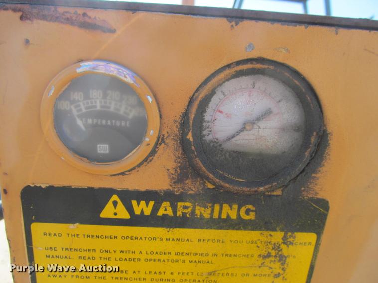 image for item J2508 Skid steer trencher