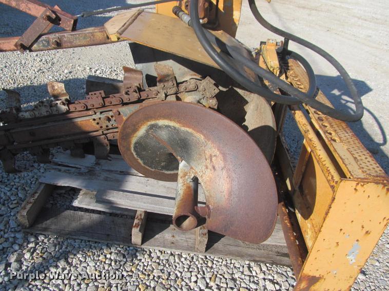 image for item J2508 Skid steer trencher