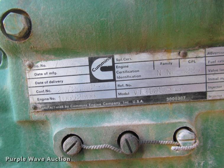 image for item J2512 Cummins generator