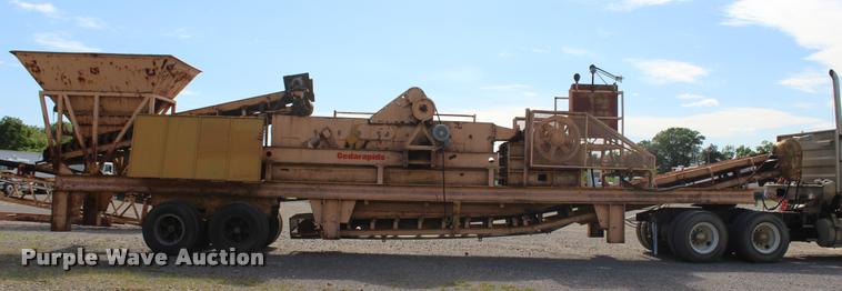 image for item L3126 Cedarapids 30491 jaw crushing plant