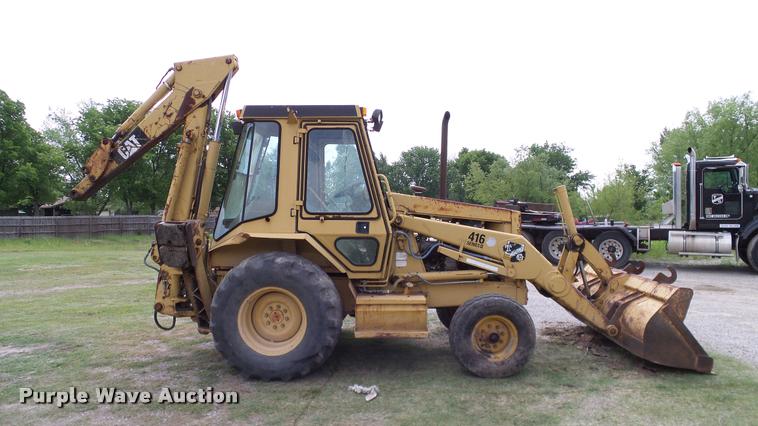 image for item L3143 1991 Caterpillar 416 Series II backhoe