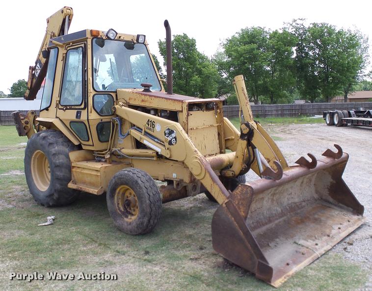 image for item L3143 1991 Caterpillar 416 Series II backhoe
