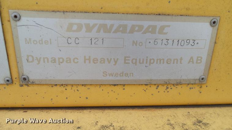 image for item L3145 1992 Dynapac CC121 double drum vibratory roller