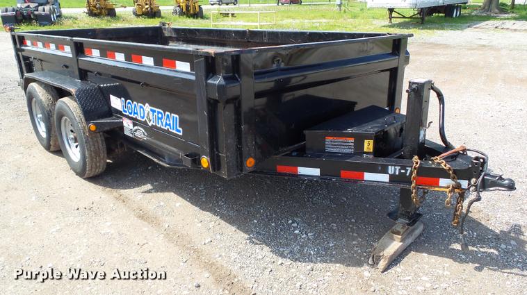 image for item L5548 2015 Load Trail dump trailer