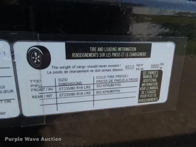 image for item L5548 2015 Load Trail dump trailer