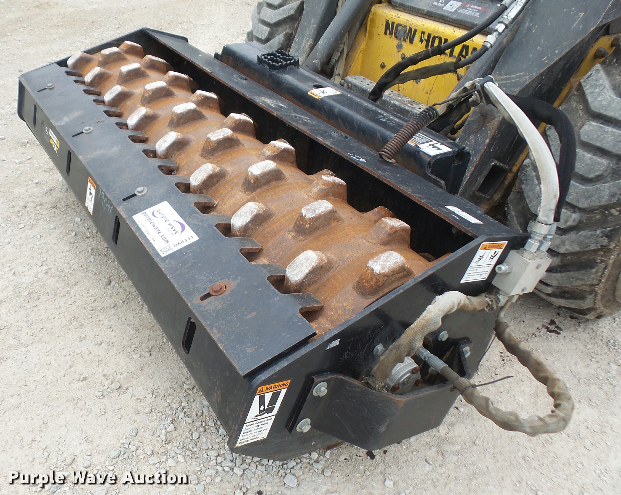 2011 John Deere Worksite Pro VR73C vibratory skid steer roller in