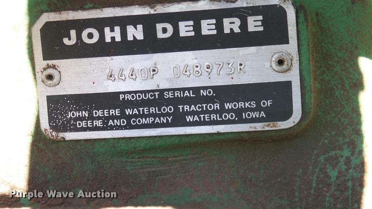 image for item DA6181 1981 John Deere 4440 tractor