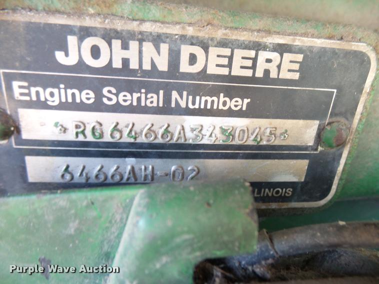image for item DA6387 John Deere 8820 Titan II combine