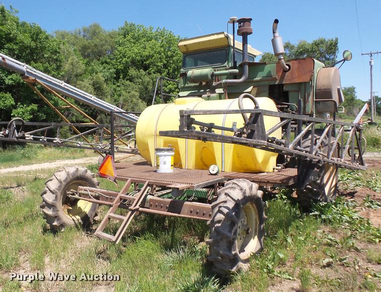 image for item DA6388 Shop built self-propelled sprayer