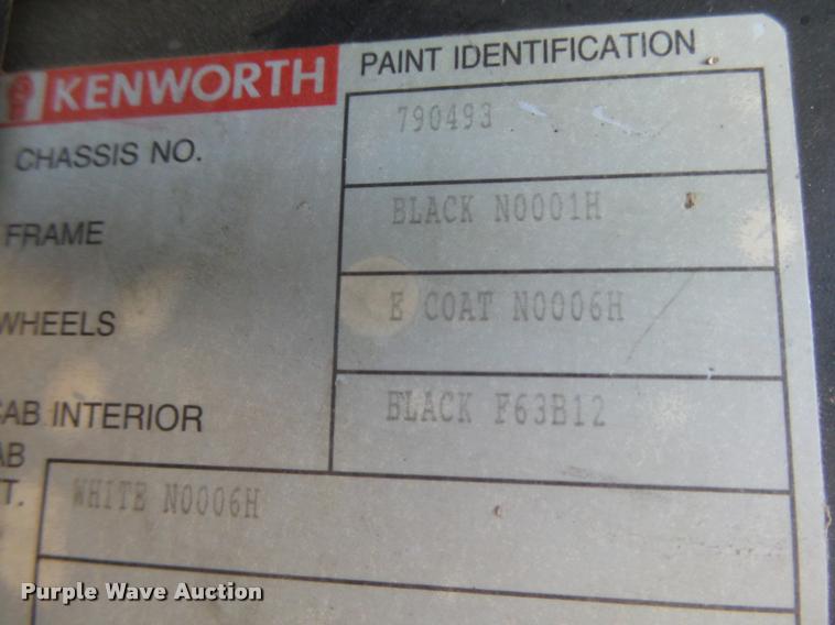 image for item DB2560 1998 Kenworth T800 silage truck