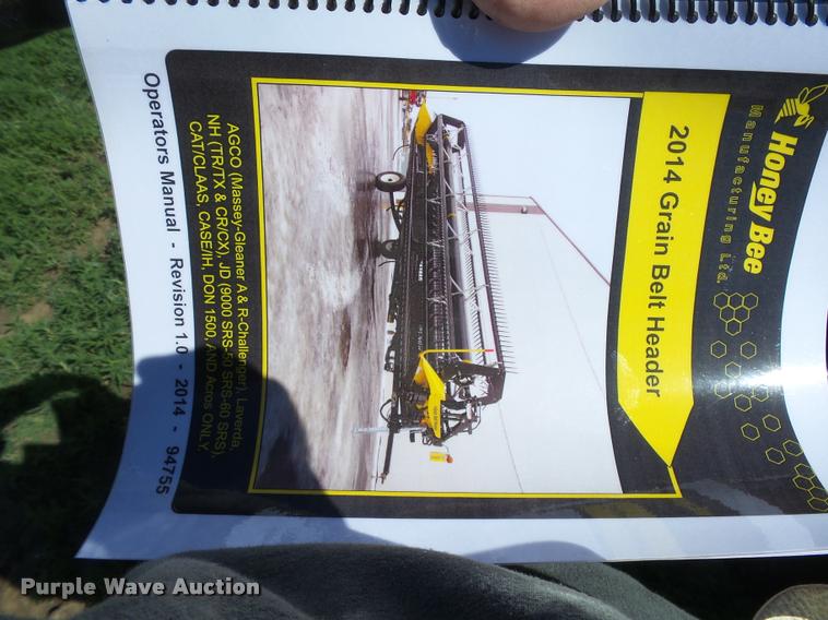 image for item DB2564 2014 Honey Bee SP36K07 draper head