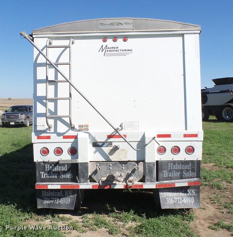 image for item DB2565 2008 Maurer double hopper grain trailer