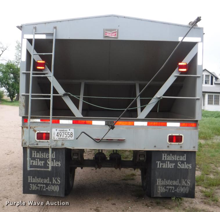 image for item DB3942 1994 Neville split hopper grain trailer