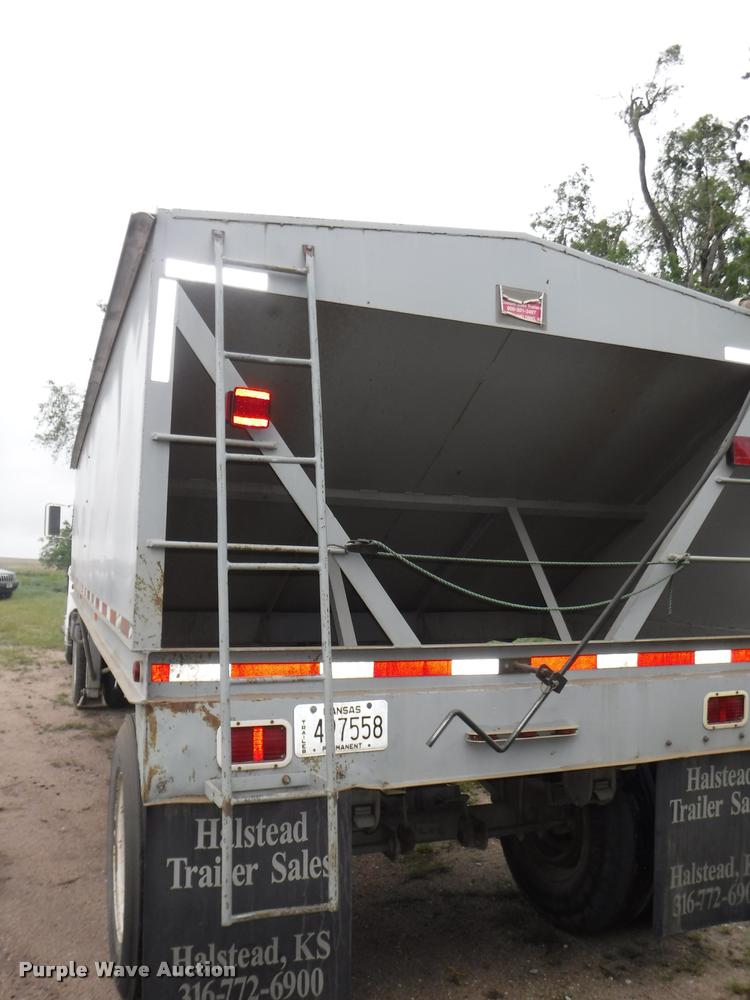 image for item DB3942 1994 Neville split hopper grain trailer
