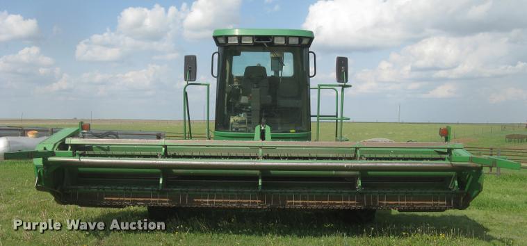 image for item L2343 2002 John Deere 4895 self-propelled windrower