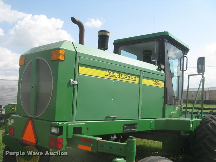 image for item L2343 2002 John Deere 4895 self-propelled windrower