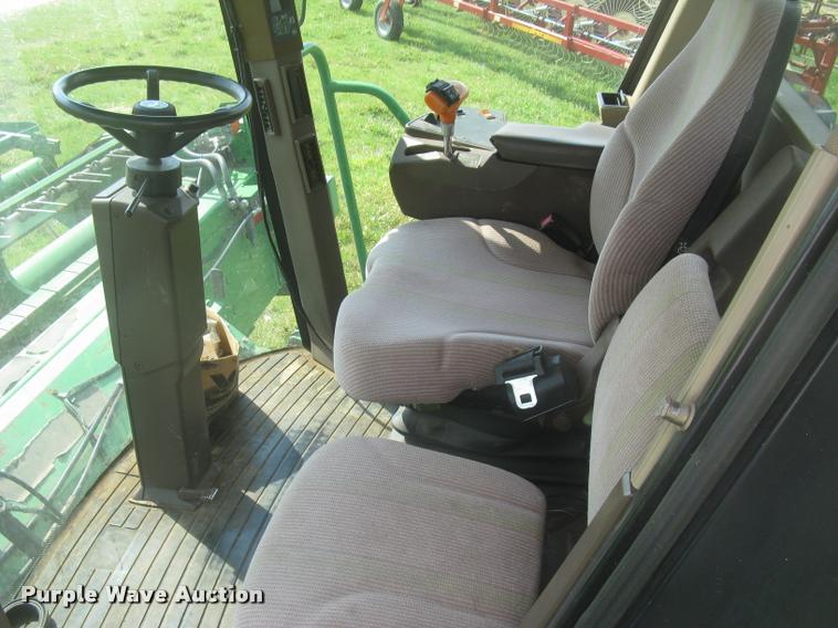 image for item L2343 2002 John Deere 4895 self-propelled windrower