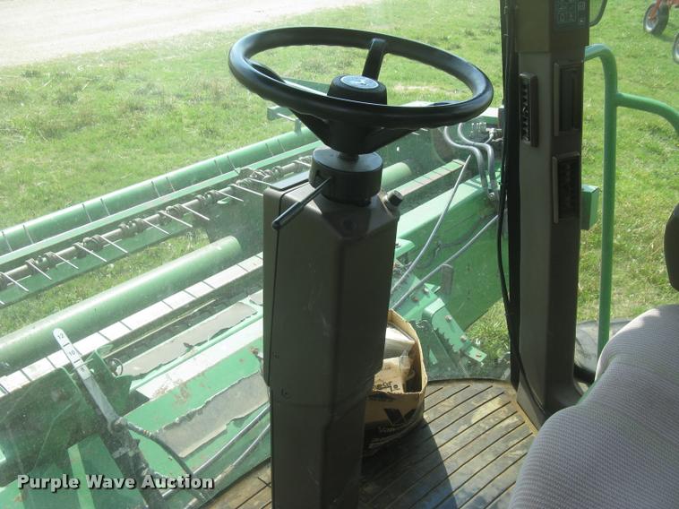 image for item L2343 2002 John Deere 4895 self-propelled windrower