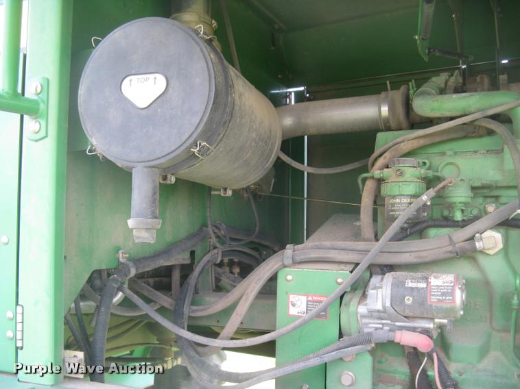 image for item L2343 2002 John Deere 4895 self-propelled windrower