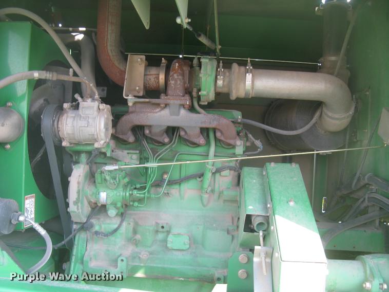 image for item L2343 2002 John Deere 4895 self-propelled windrower