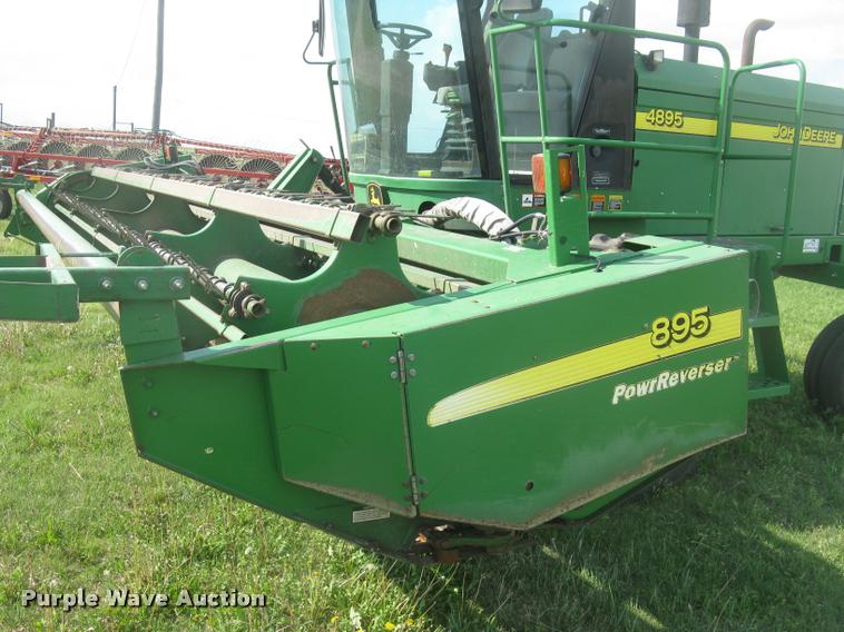 image for item L2343 2002 John Deere 4895 self-propelled windrower