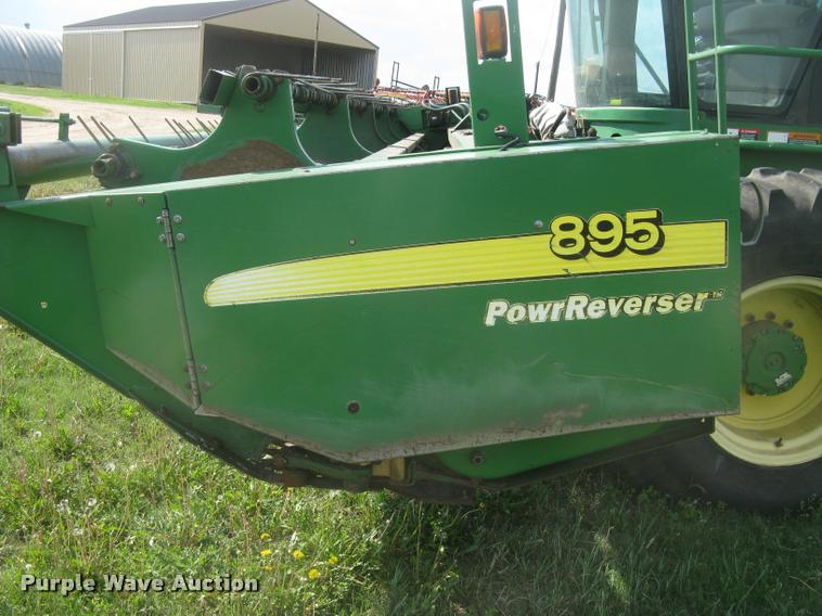 image for item L2343 2002 John Deere 4895 self-propelled windrower