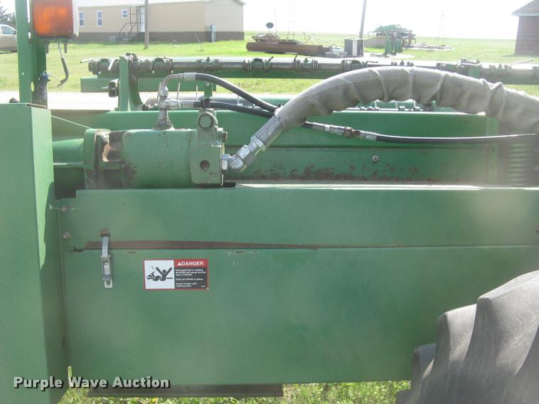 image for item L2343 2002 John Deere 4895 self-propelled windrower