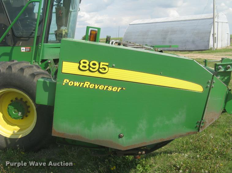 image for item L2343 2002 John Deere 4895 self-propelled windrower