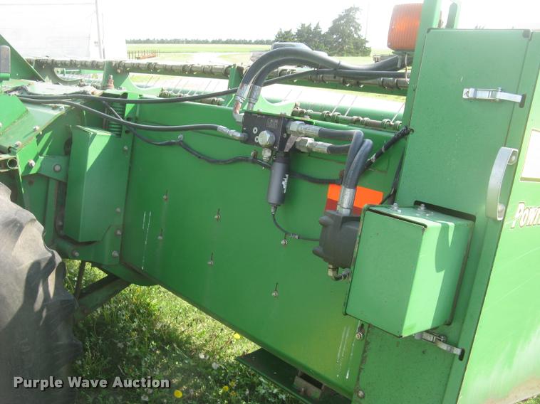 image for item L2343 2002 John Deere 4895 self-propelled windrower