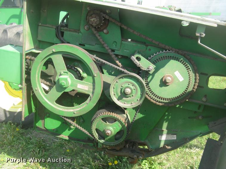 image for item L2343 2002 John Deere 4895 self-propelled windrower