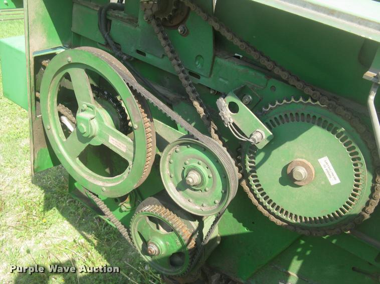 image for item L2343 2002 John Deere 4895 self-propelled windrower