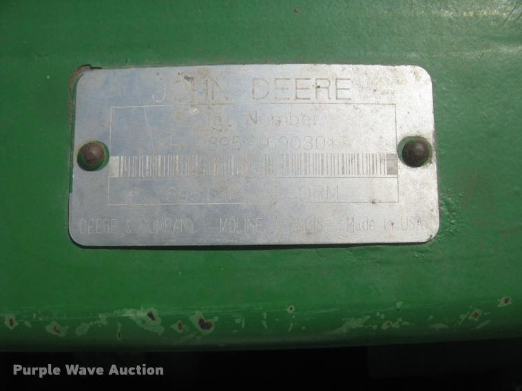 image for item L2343 2002 John Deere 4895 self-propelled windrower