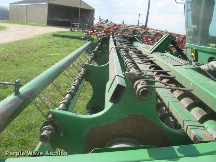 image for item L2343 2002 John Deere 4895 self-propelled windrower