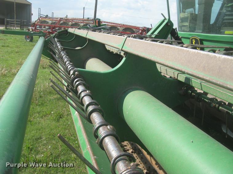 image for item L2343 2002 John Deere 4895 self-propelled windrower