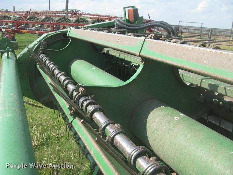 image for item L2343 2002 John Deere 4895 self-propelled windrower