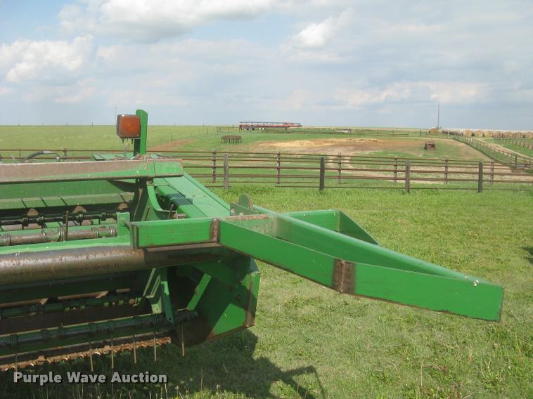 image for item L2343 2002 John Deere 4895 self-propelled windrower