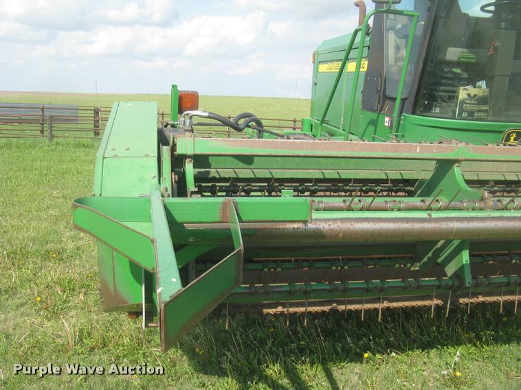 image for item L2343 2002 John Deere 4895 self-propelled windrower