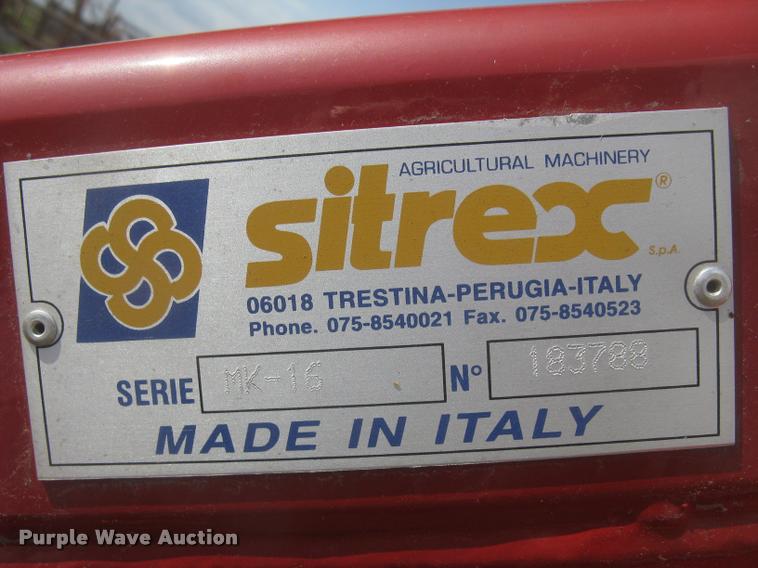 image for item L2344 Sitrex Magnum MK-16 wheel rake