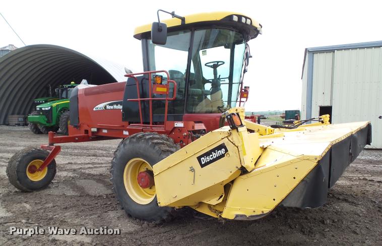 image for item L5553 2006 New Holland HW345 self-propelled windrower