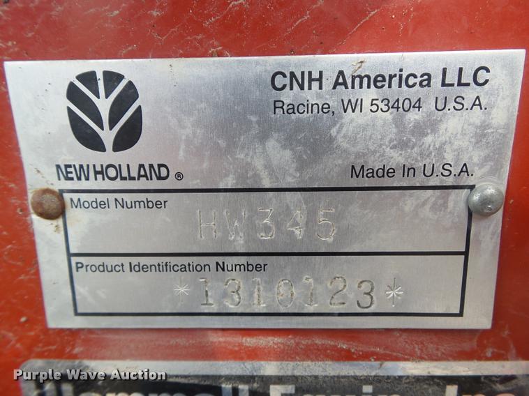 image for item L5553 2006 New Holland HW345 self-propelled windrower