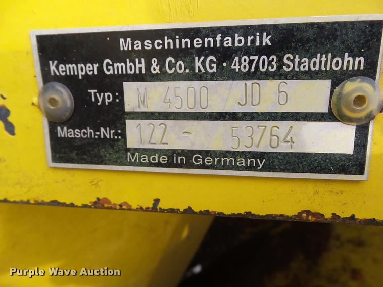 image for item L5556 1997 John Deere 6910 forage harvester