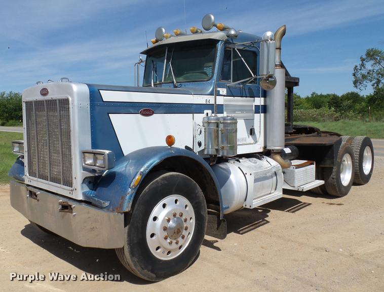 image for item DB4715 1985 Peterbilt 359 winch semi truck