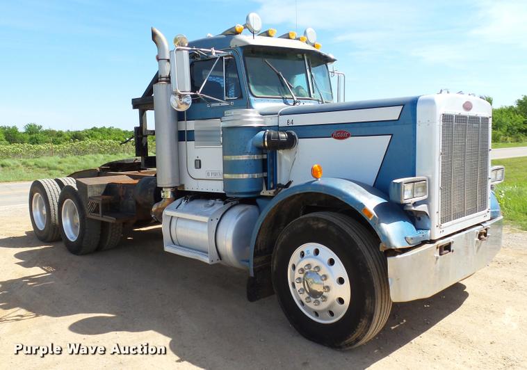 image for item DB4715 1985 Peterbilt 359 winch semi truck