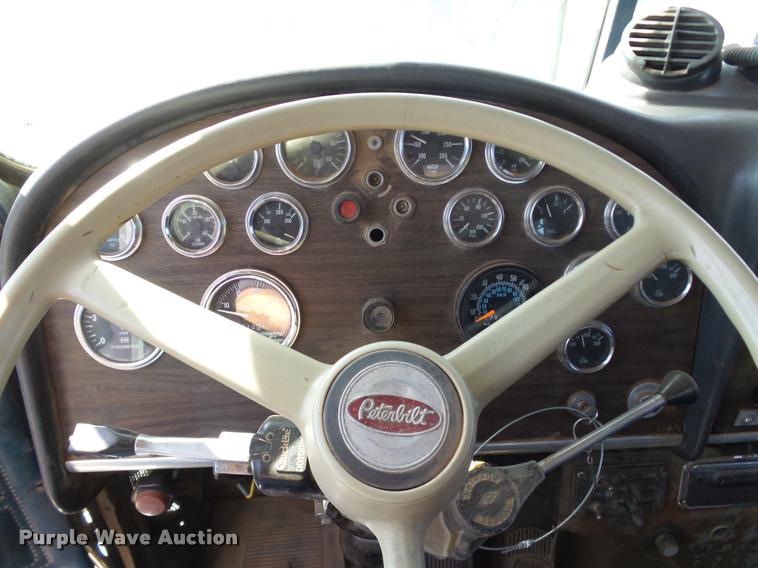 image for item DB4715 1985 Peterbilt 359 winch semi truck