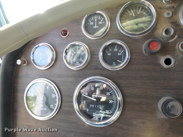 image for item DB4715 1985 Peterbilt 359 winch semi truck