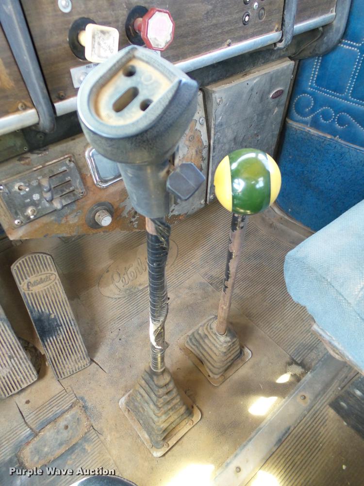 image for item DB4715 1985 Peterbilt 359 winch semi truck