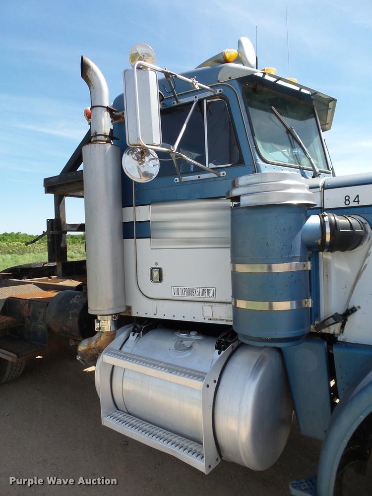 image for item DB4715 1985 Peterbilt 359 winch semi truck