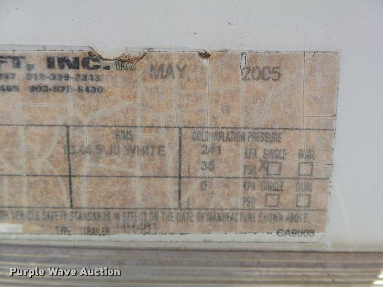 image for item AP9263 2005 Cargo Craft Handee Hauler enclosed cargo trailer